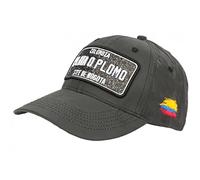 Casquette Plata o Plomo Grise Argent Toile Reflect Strass Noir Colombia Baseball - Taille Unique - Gris