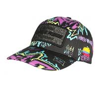 Casquette Plata o Plomo Noire et Violette Strass Bogota Baseball - Taille Unique - Noir