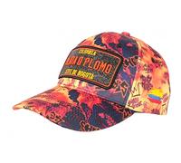 Casquette Plata o Plomo Orange et Bleue Strass Streetwear Colombia Baseball - Taille Unique - Orange