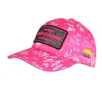 Casquette Plata o Plomo Rose et Blanche Strass Streetwear Bogota Baseball - Taille Unique - Rose