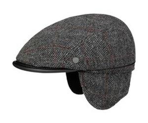 Casquette Plate à Oreillettes Windproof by bugatti gris 57 cm