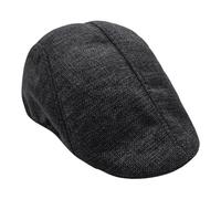 Casquette Plate Classique pour Homme - Britannique, en Lin, Rétro - Style Chauffeur de Taxi - Parfait pour un Usage Quotidien