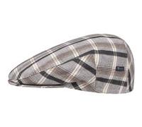 Casquette Plate en Coton Inglese by Lipodo gris 58 cm