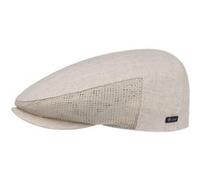 Casquette Plate en Lin Mesh by Lipodo beige 56 cm