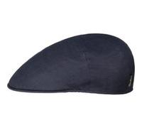 Casquette Plate en Lin Uni by Borsalino bleu foncé XXL (62-63 cm)