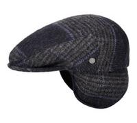 Casquette Plate John Hanley Lambswool by Lierys bleu foncé XL (60-61 cm)