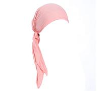 Casquette plate noire - Turban - Tête de femme musulmane - Turban - Casquette pour père, Rose, taille unique