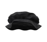 Casquette Plate Tudor Médiévale - Béret Vintage Doux | Béret Tudor Renaissance Avec Garniture En Plumes | Casquette Médiévale En Velours Peluche | Accessoire De Costume Historique Pour Cosplay