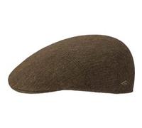 Casquette Plate Wool Mix Driver by JJ Hats marron 61 cm
