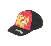 Casquette - POKEMON - Pikachu Evoli - Noir - Tissu 100% coton - Réglable par scratch 54 cm
