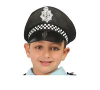 Casquette Police Avec Plaque Argent?E (Taille Unique Enfants) Multicolore