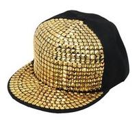 casquette pop star or adulte - chaks 11215 Jaune G