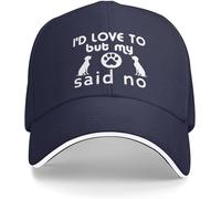 Casquette Pour Amoureux Des Chiens, J'adorerais Mais Mon Chien N'a Pas Dit, Chapeau Pour Femmes, Chapeaux De Papa Avec Casquette Design