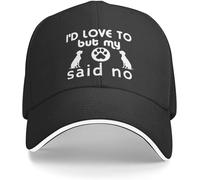 Casquette Pour Amoureux Des Chiens, J'adorerais Mais Mon Chien N'a Pas Dit, Chapeau Pour Femmes, Chapeaux De Papa Avec Casquette Design
