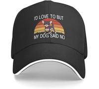 Casquette Pour Amoureux Des Chiens, J'adorerais Mais Mon Chien N'a Pas Dit De Casquette Pour Femmes, Chapeau De Papa, Chapeau Vintage