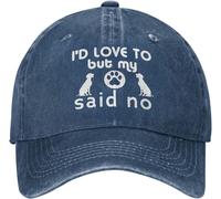 Casquette Pour Amoureux Des Chiens, J'aimerais Mais Mon Chien N'a Pas Dit De Casquette, Chapeaux De Papa Pour Femmes Avec Chapeau Design