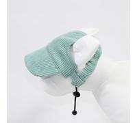 Casquette pour Chien Personnalisée Brodée,Convient Aux Chiens, Aux Chats et Aux Chats pour Sortir à I'ombre en été, Disponible en Plusieurs Couleurs. (Vert)