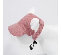 Casquette pour Chien Personnalisée Brodée,Convient Aux Chiens, Aux Chats et Aux Chats pour Sortir à I'ombre en été, Disponible en Plusieurs Couleurs. (Rose)