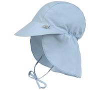 Casquette protège nuque anti-UV bleu ciel (03-06 mois)