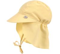 Casquette protège nuque anti-uv jaune pâle (7-12 mois)