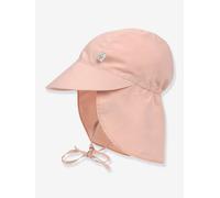 Casquette protège nuque anti-UV LÄSSIG rose 6/18M(67/81)