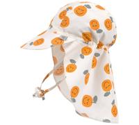 Casquette Protège Nuque Anti-uv Orange (3-6 Mois) Orange 3/6M(60/67)