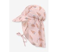 Casquette protège nuque anti-UV rose 6/9M(67/71)