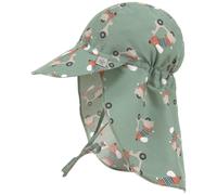 Lassig - Casquette protège nuque anti-UV Scooter/Chien vert - 1-3 ans