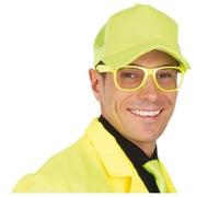 Casquette - Ptit Clown - Jaune Fluo - Années 80 - Taille Unique - Polyester Multicolore