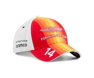 Casquette Puma Aston Martin Gp Espagne Alonso ¿ Orange/Blanc