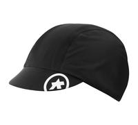 Assos Casquette Rain Cap P1 Noir brillant blanc - M