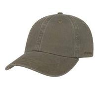 Stetson Casquette Rector – Protection UV, boucle métal, visière – Taille unique Olive