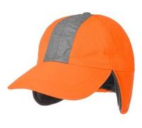 Casquette Réfléchissante Oreillettes by Lipodo orange au néon L (57-58 cm)