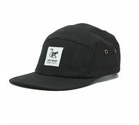 Casquette réglable à bretelles - Casquette de jockey classique - Homme/femme 5 panneaux Surf Monkey® Cap, Noir , Taille unique