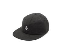 Casquette réglable à visière plate 6 panneaux Volcom ~ Full Stone Dad noir