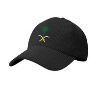 Casquette Respirante Unisexe Velours Royaume D'Arabie Saoudite Militaire - Anti-UV Ajustable Sport