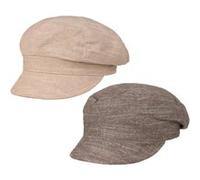 Casquette Réversible Summer Newsboy by Lipodo marron-beige S (55-56 cm)