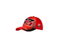 Casquette Rouge Enfant Bagnaia 63 Ducati Corse Moto Gp