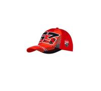 Casquette Rouge Enfant Bagnaia 63 Ducati Corse Taille unique