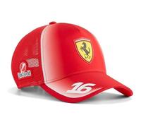 Casquette rouge Trucker Puma Replica Leclerc pour Scuderia Ferrari HP Taille unique