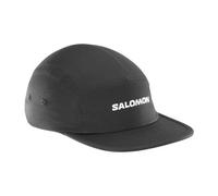 Casquette salomon logo 5 panel noir
