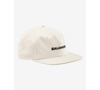 Salomon Casquette Logo Flat Cap Homme Blanche Taille S/M