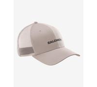 Casquette Salomon Logo Trucker gris beige - S-M