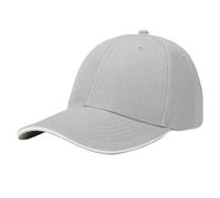 Casquette,Sandwich Hairy Green Baseball Cap Light Plate Sandwich Cap Tourism Building Group Cap Work Cap Béret Vert Livre (Grey, A)