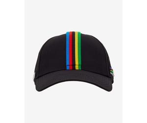 Casquette Santini X UCI World Champion Baseball gris foncé arc-en-ciel