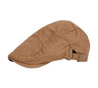 Casquette simple, lavable et respirante pour homme et femme, chapeau rétro britannique, casquette de club de mauvais garçons, kaki, taille unique