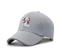 Casquette Snap.back homme Yuri!!! o-n Ice, été Coton Anti-Soleil Baseball Cap, for Sport Hip Pop Golf Voyages - Casquette Homme Femme, Visière(Light gray)