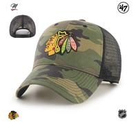 '47 Brand Snapback Cap - Branson Chicago Blackhawks Camo