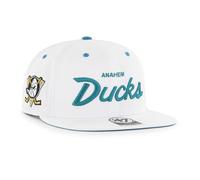 Casquette snapback - 47Brand - Ducks NHL Pop Captain - Blanc - Mixte - Automne/Hiver Taille unique