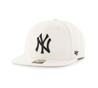 Casquette snapback - 47Brand - New York Yankees - MLB - No Shot Captain - Mixte - Blanc Taille unique